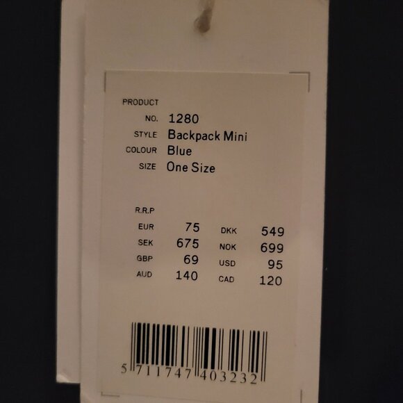 NWT Rains Backpack Mini (BLUE) - Picture 5 of 5